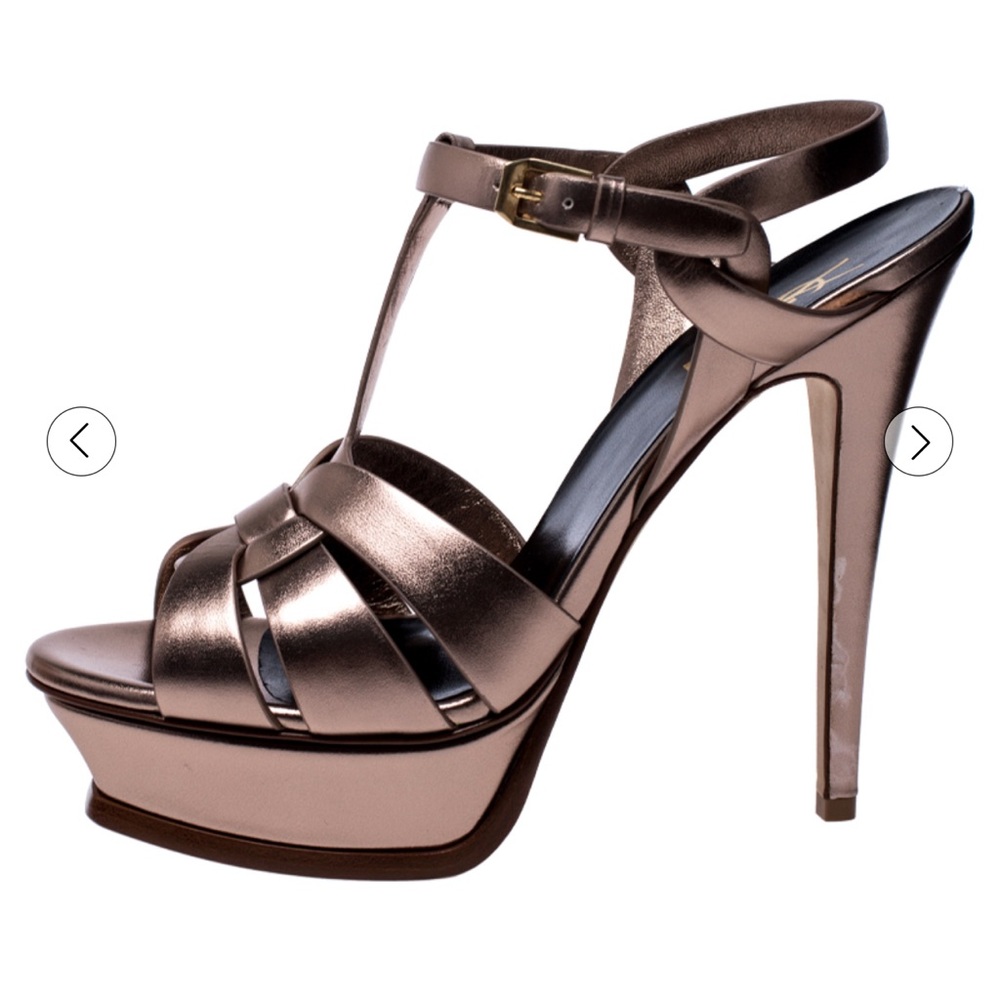Saint Laurent 105 Tribute Platform Sandals